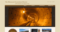 Desktop Screenshot of mngeotechnicalsociety.com